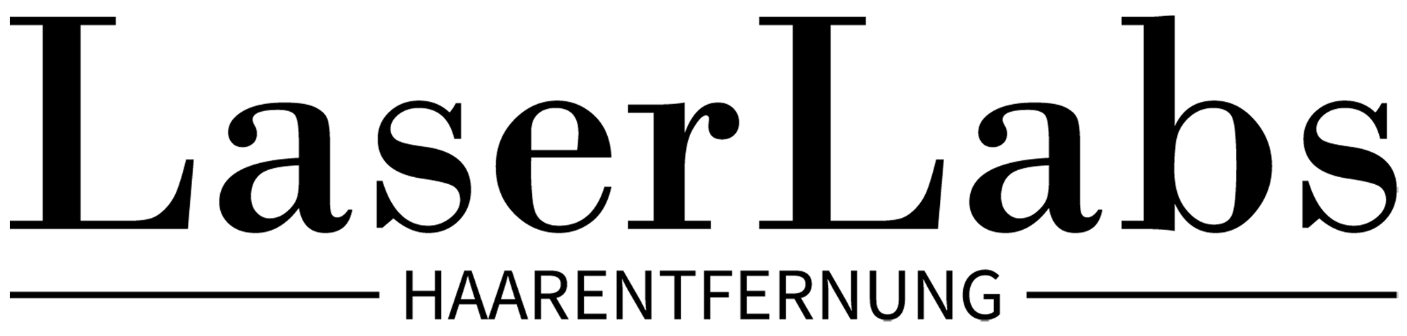 Laserlabs_Logo_transparent_schwarz LaserLabs Haarentfernung Logo Schriftzug